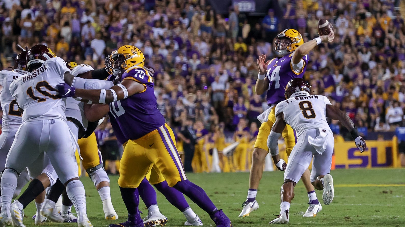 Ed Orgeron: LSU 'still looking' for its left tackle heading into SEC play