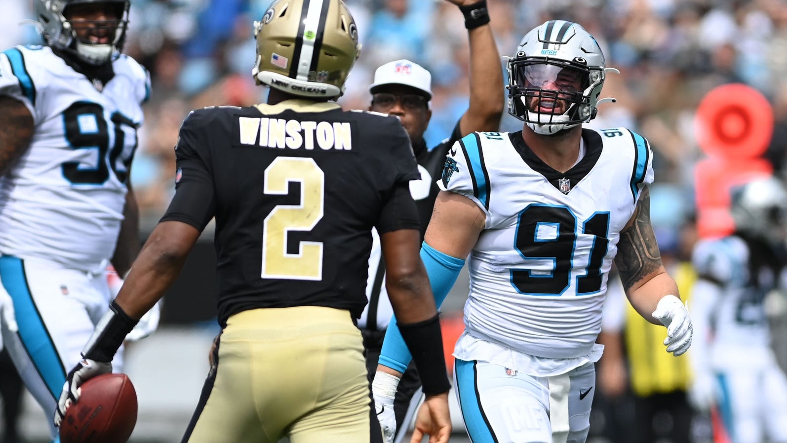 Can Panthers rattle Jameis Winston again? That could be key in Week 3 showdown