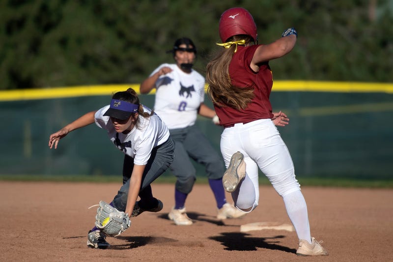 Softball game at Fort Collins High School on Tuesday, Sept. 21, 2021.