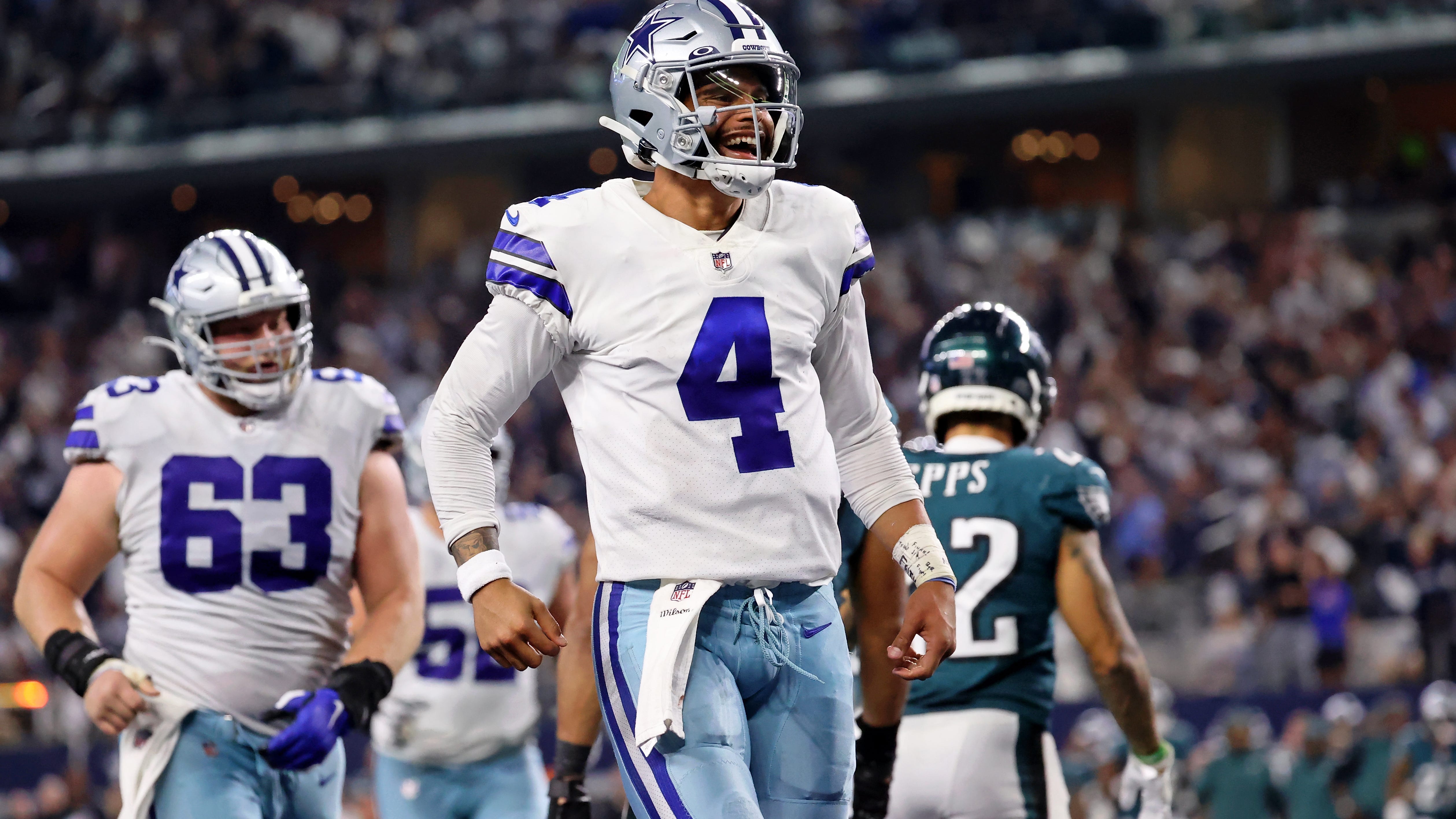 Jerry Jones reacts to Dak Prescott, Trevon Diggs, and more