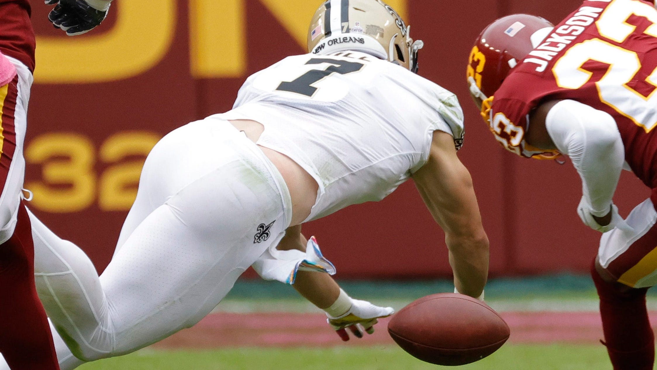 Washington defender not fined for hit to head of Saints QB Taysom Hill: report