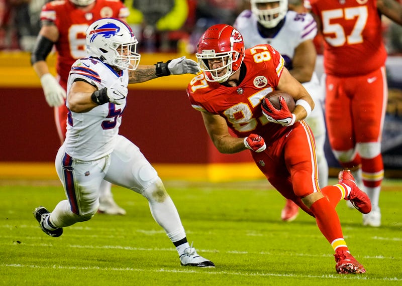 A.J. Klein and Travis Kelce