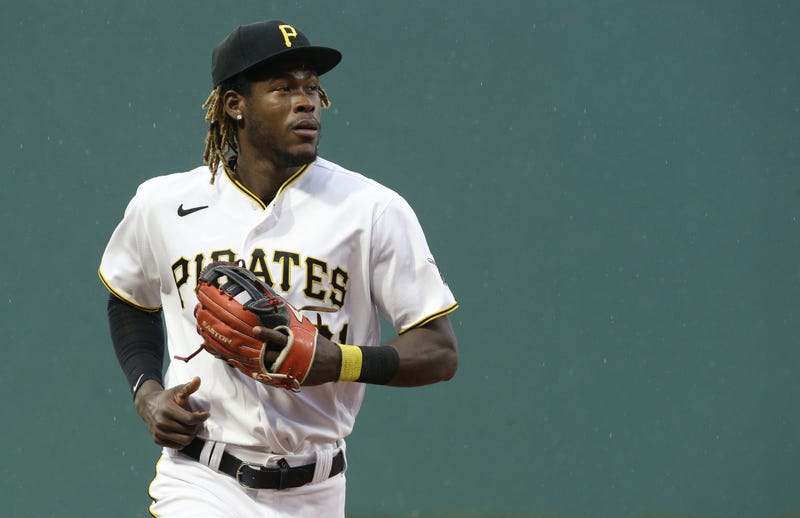 Pittsburgh Pirates shortstop Oneil Cruz (61) jogs off of the field