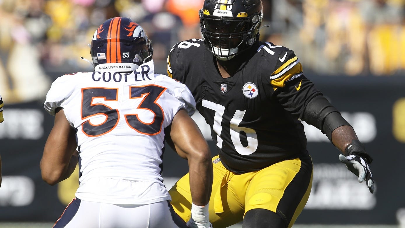 Starting offensive lineman back with Steelers