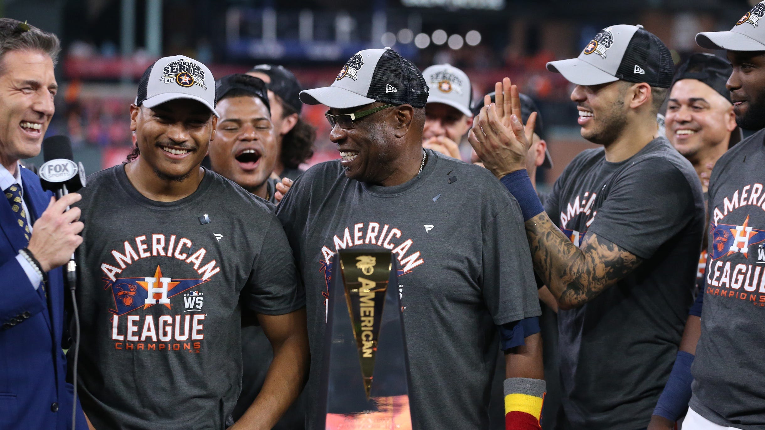 García, Alvarez help Astros oust Red Sox, reach World Series
