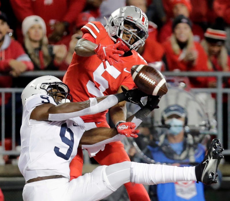 Joey Porter defending vs Ohio State