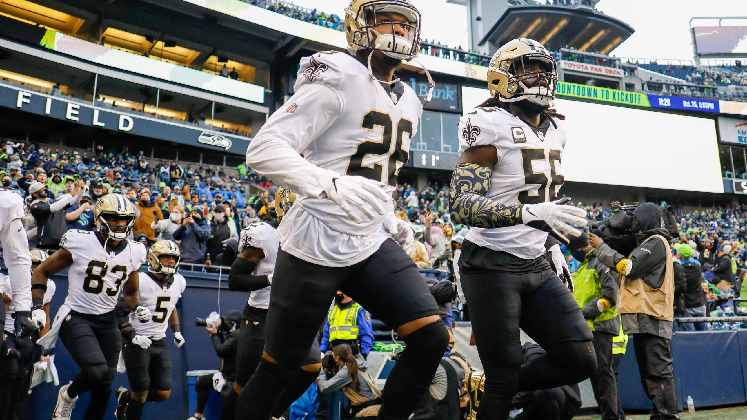 Saints have been quiet in free agency, and Dennis Allen is just fine with that