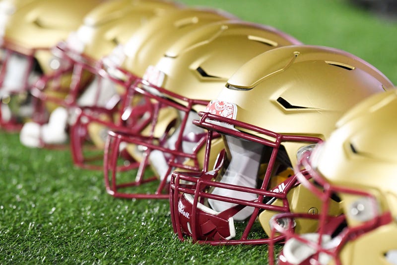 Boston College helmets