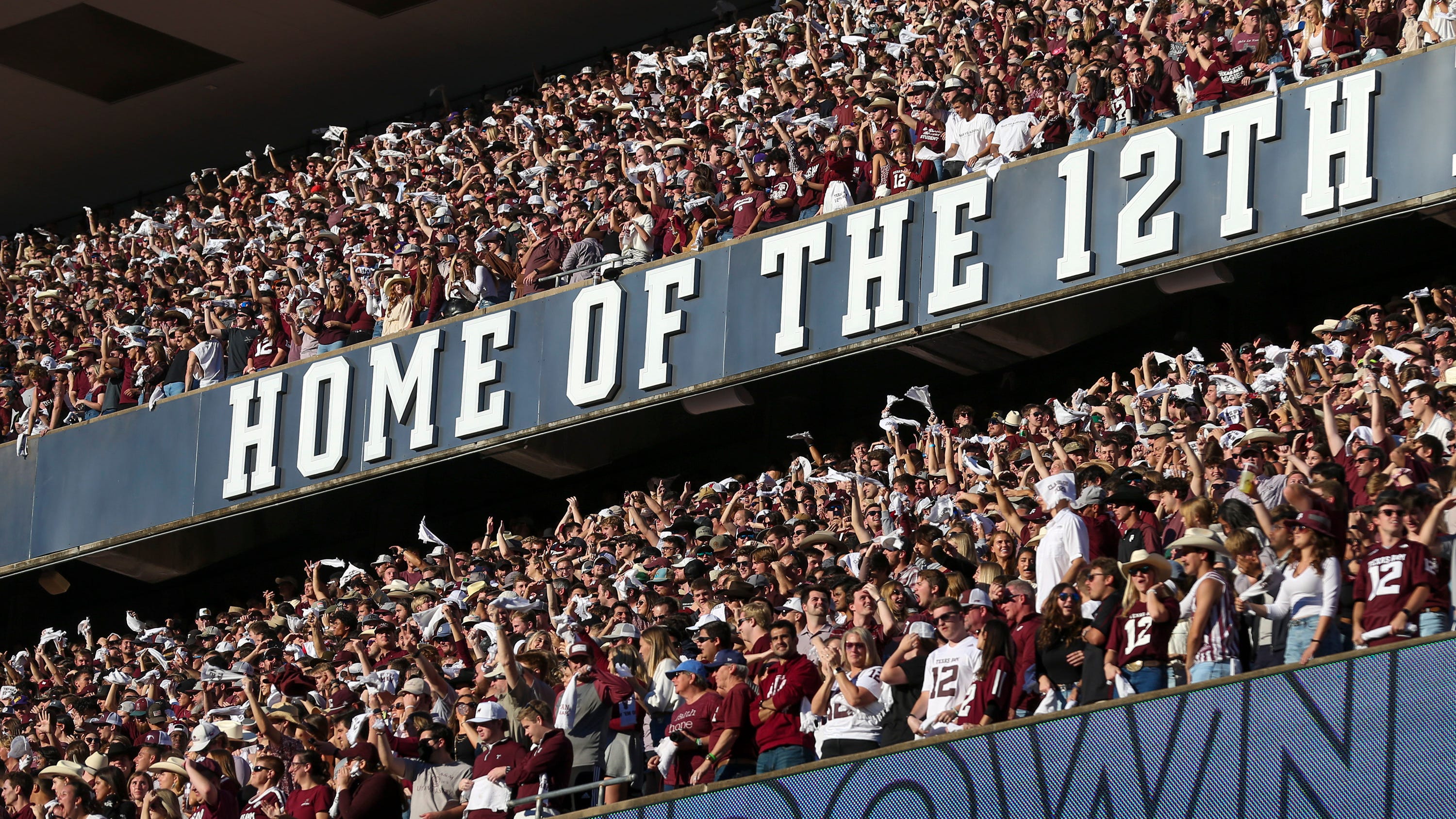 Texas A&M fans ranked amongst worst behaved in NCAA