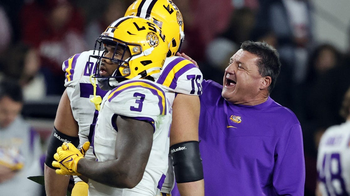 What Ed Orgeron said after LSU falls just short of Alabama upset: 'Our guys came to win'