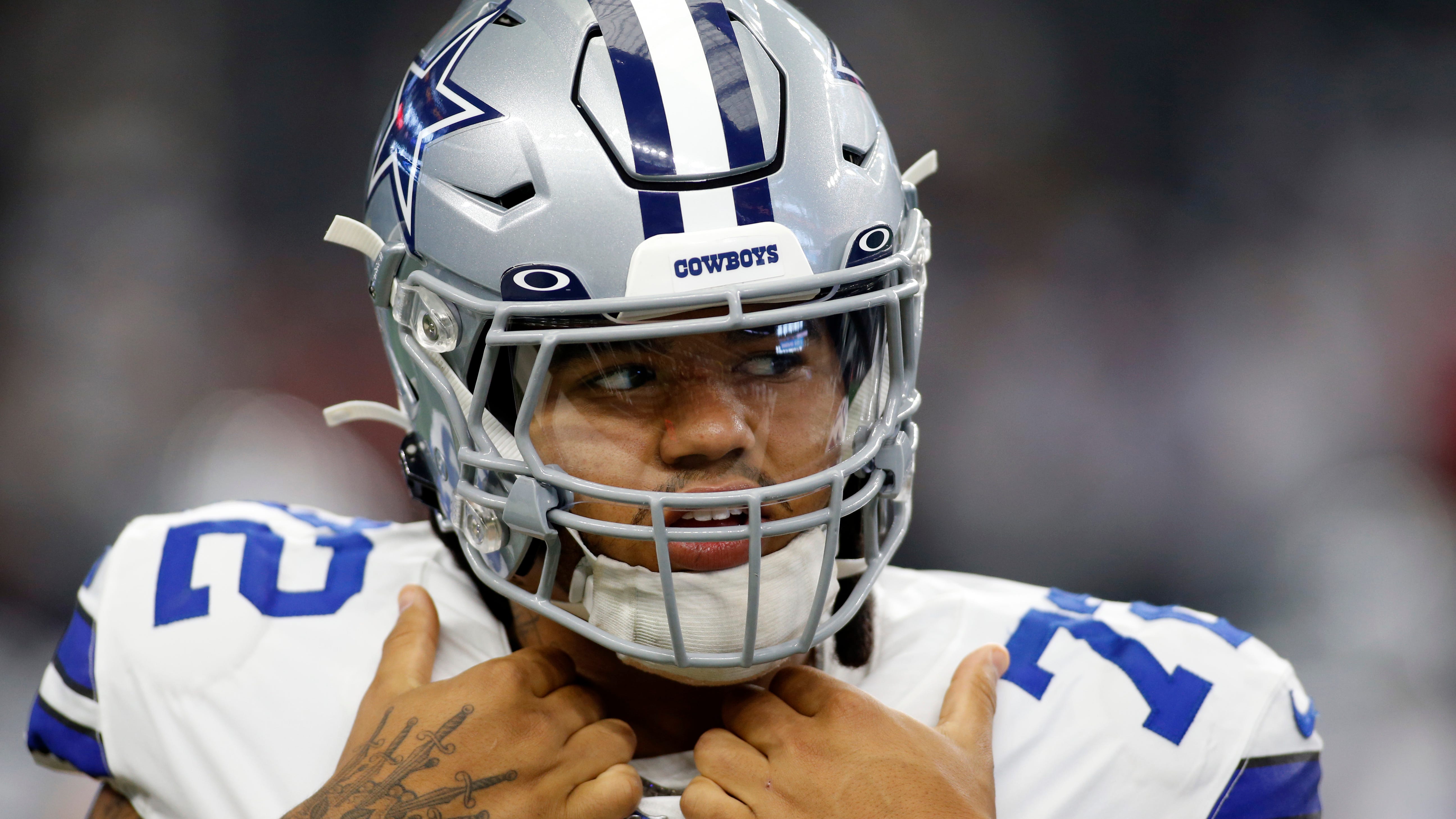 Watch: Cowboys' Trysten Hill punches Raiders player after Thanksgiving game
