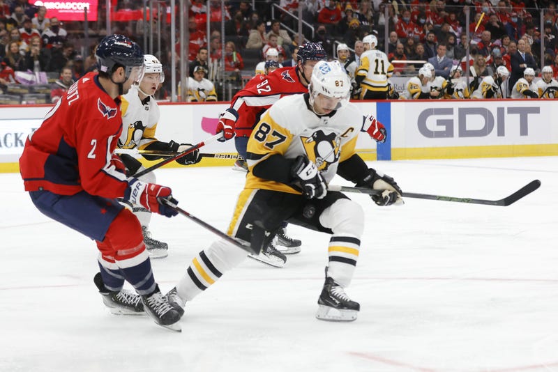 Sidney Crosby against the Caps