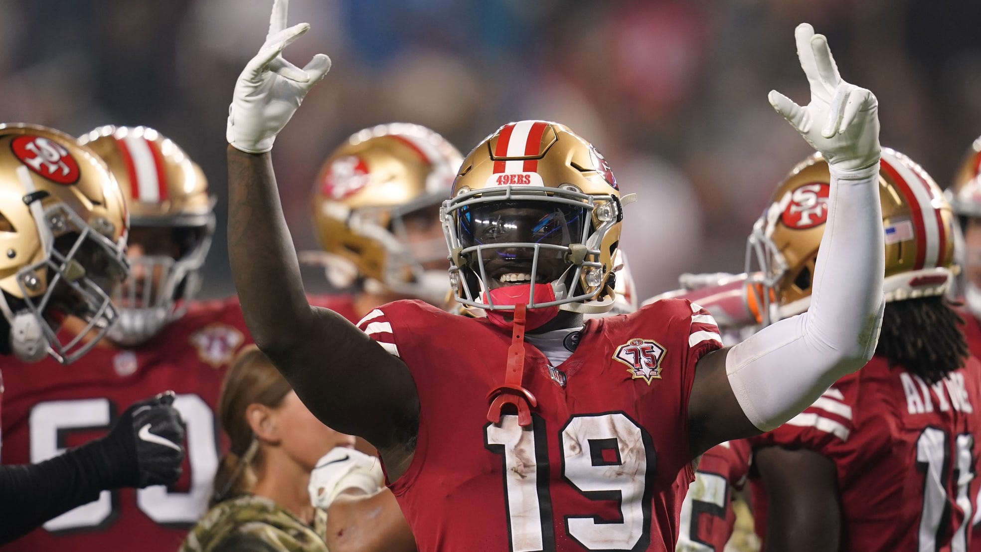 Deebo Samuel mocks Aaron Donald's 'Who's that?' comment with IG post