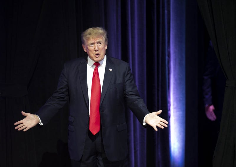 Former President Donald Trump spoke at a rally in Texas