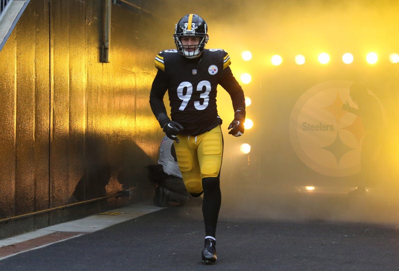 Pittsburgh Steelers inside linebacker Joe Schobert (93) takes the field against the Detroit Lions