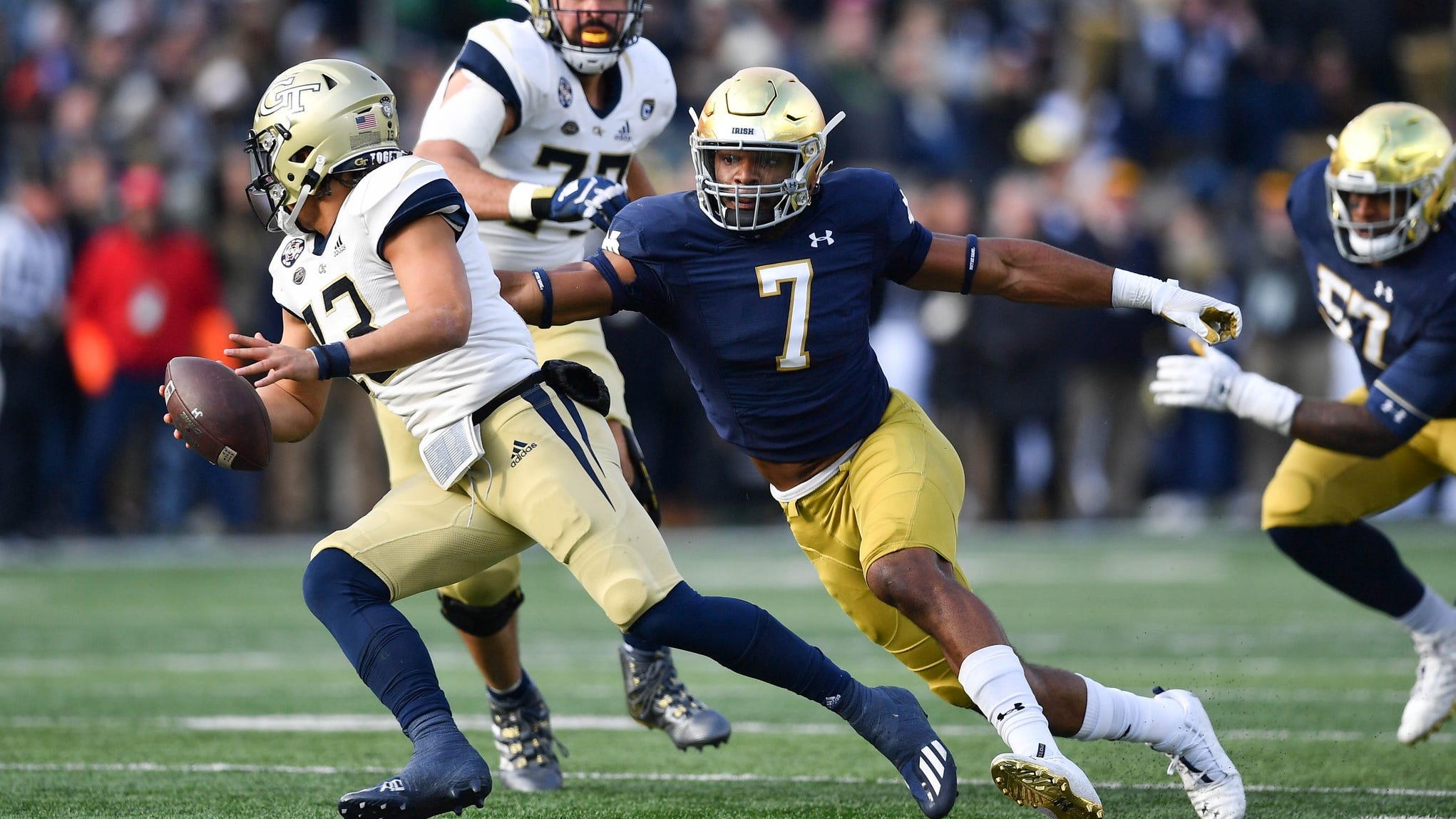 NFL Draft: Saints land Notre Dame standout Isaiah Foskey in at No. 40