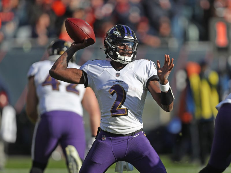 Ravens back-up QB Tyler Huntley