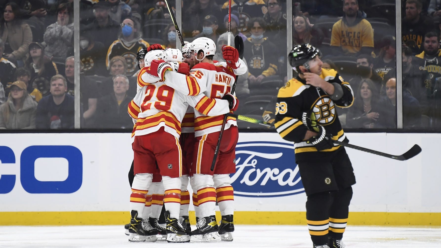 Bruce Cassidy calls out Bruins’ top line after shutout loss to Calgary