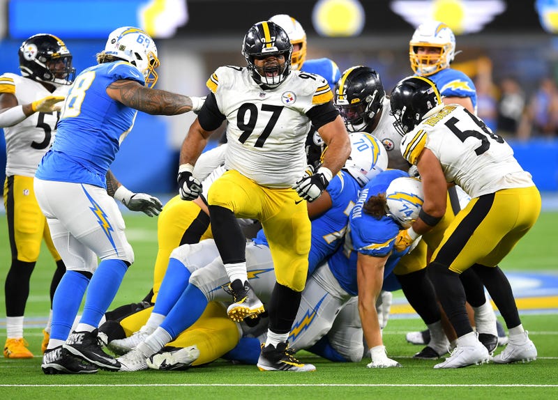 Cam Heyward stomping after play
