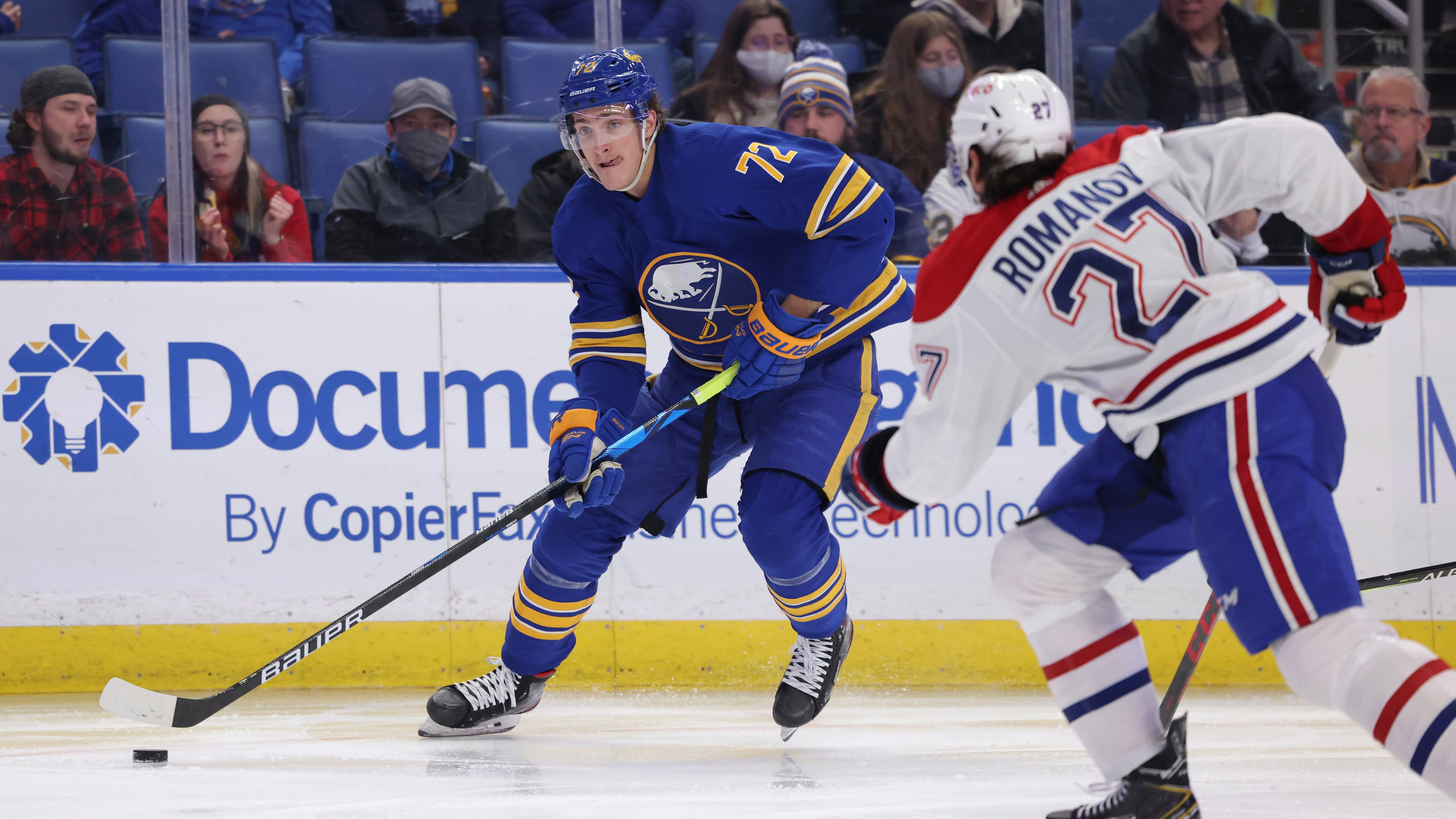 Tage Thompson leads Sabres to win over Montreal