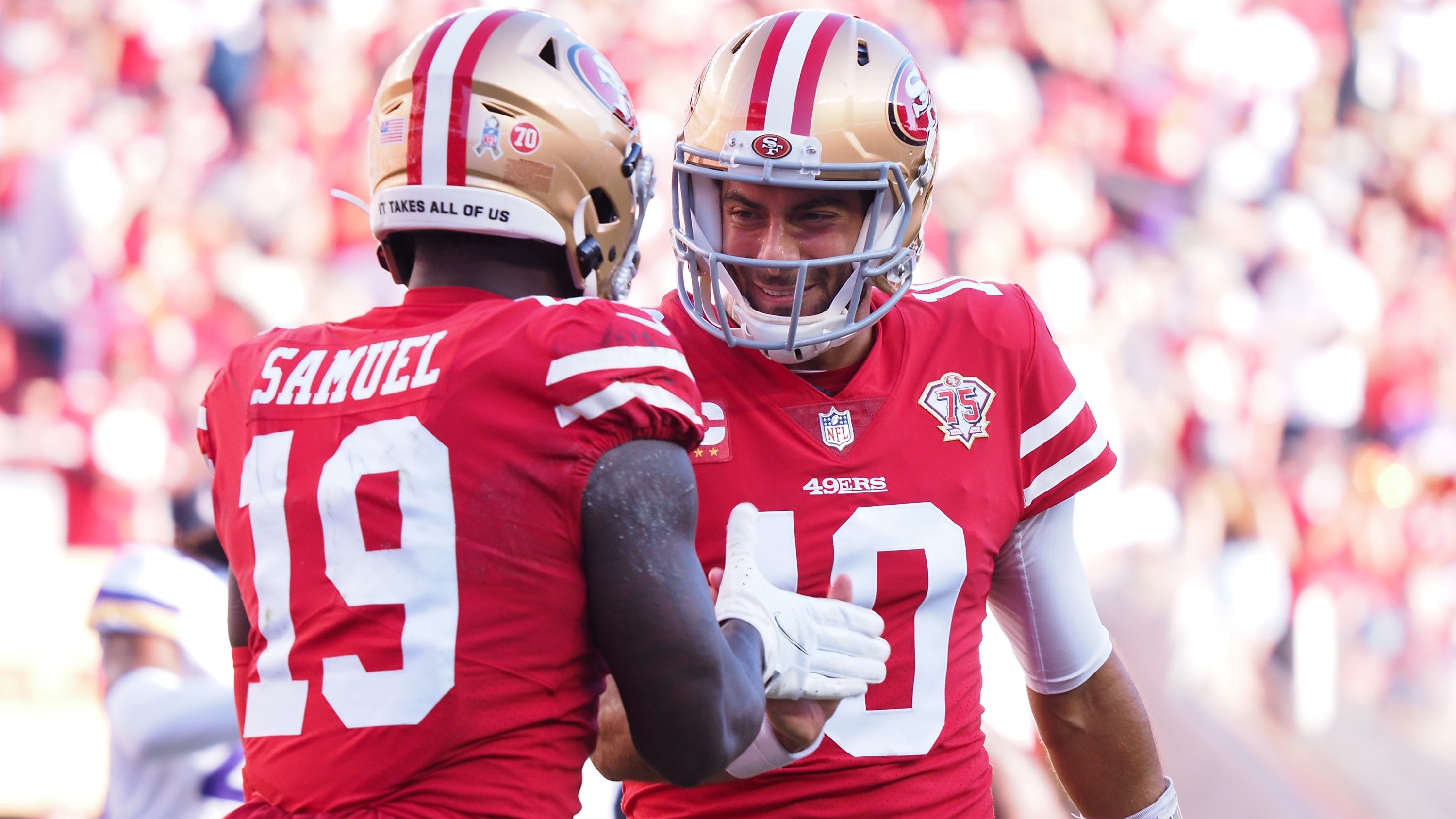 49ers QB Jimmy Garoppolo on Deebo Samuel: 'That dude's different'