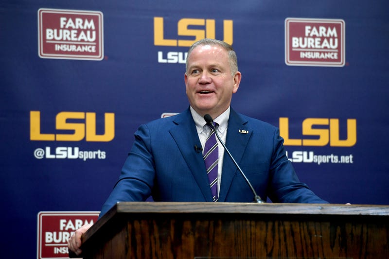LSU football coach Brian Kelly