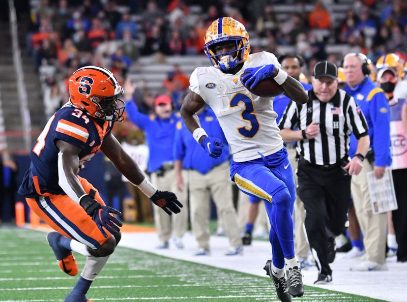 Jordan Addison scored against Syracuse at Pitt
