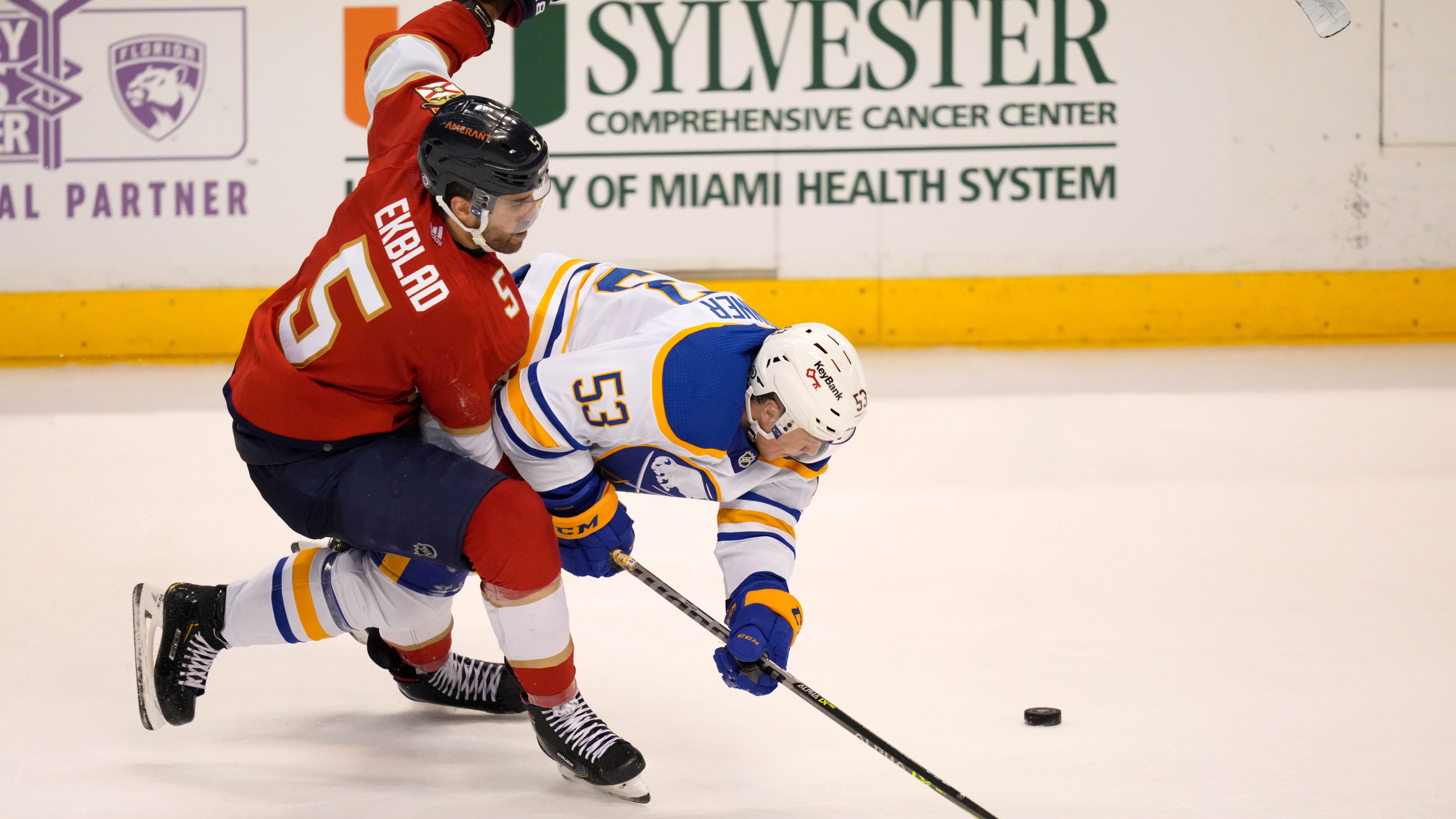 Early lead evaporates in Sabres' loss to Florida