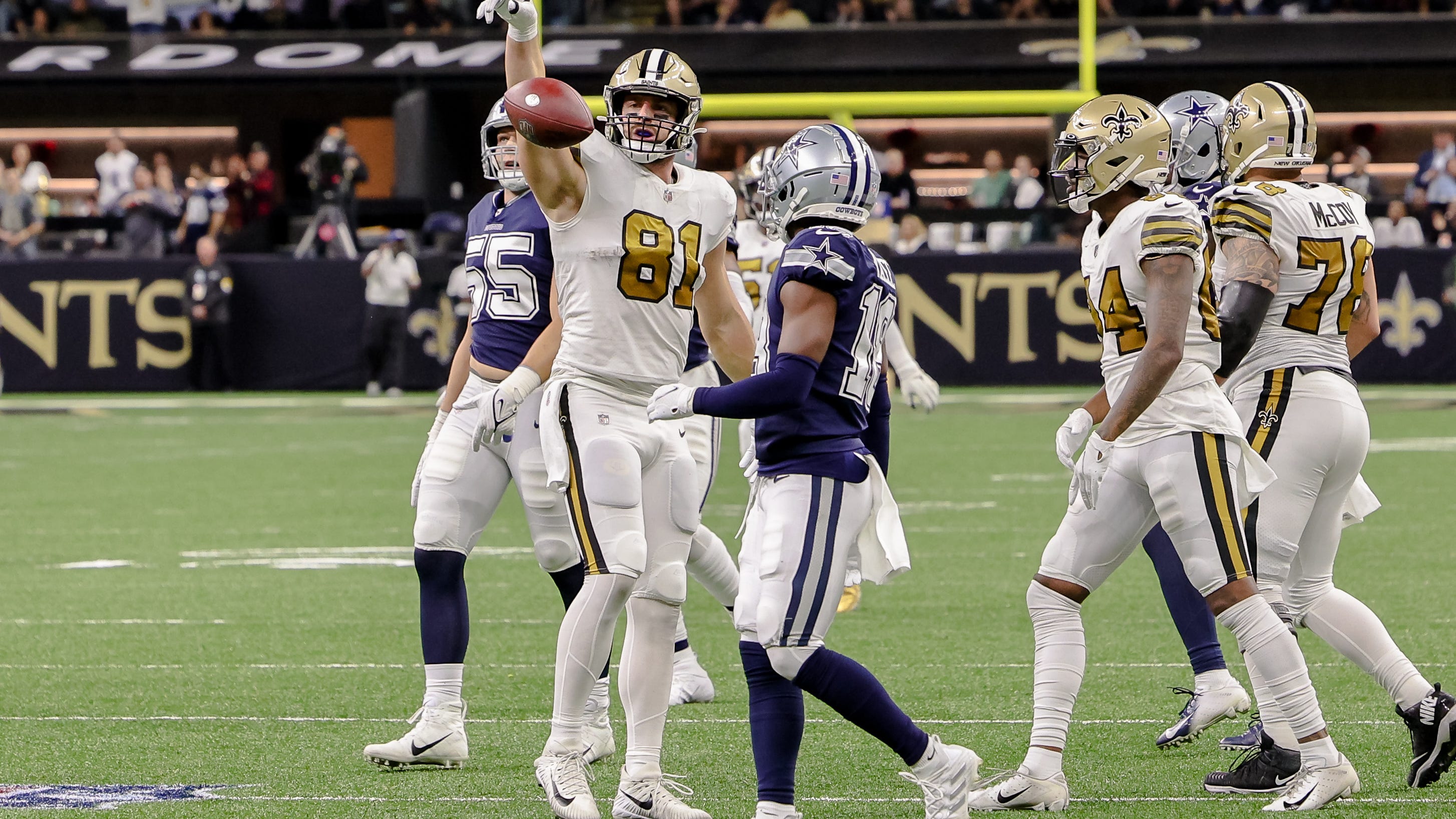Saints TEs hear all the 'negativity.' They still expect big things in 2022.