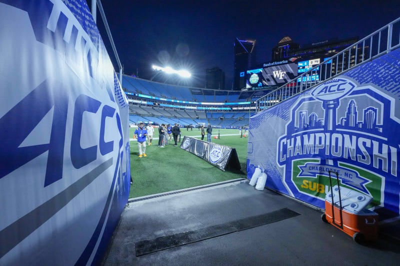 ACC logo at football title game