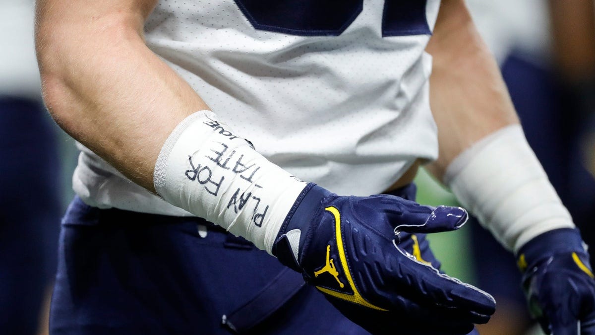 With 'hero' Tate Myre on their hearts, Michigan scored 42 points for No. 42