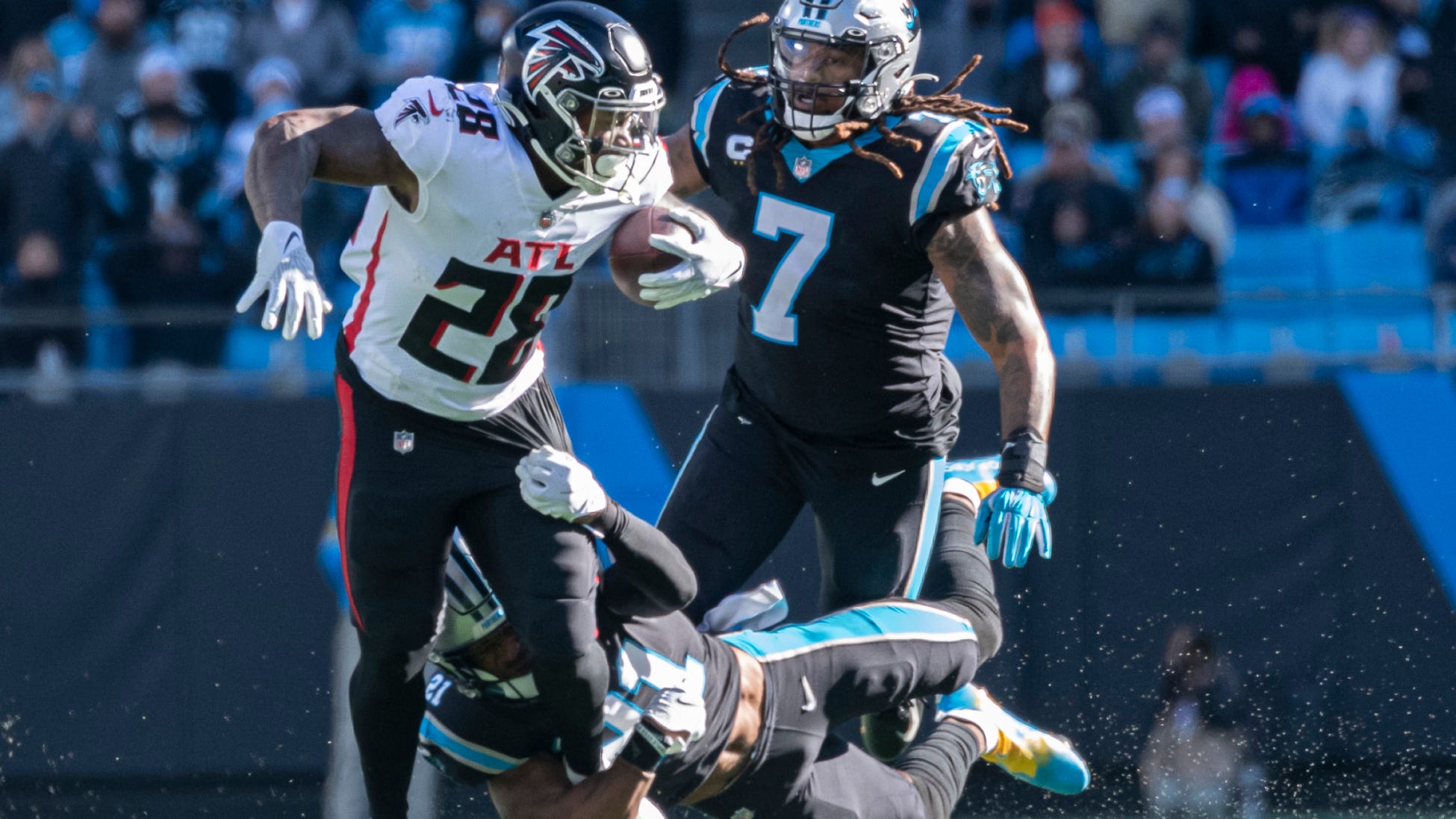 Running the ball is a winning formula for Arthur Smith's Falcons