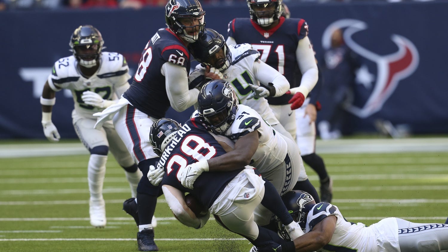 Texans' options at RB dwindle against Seahawks