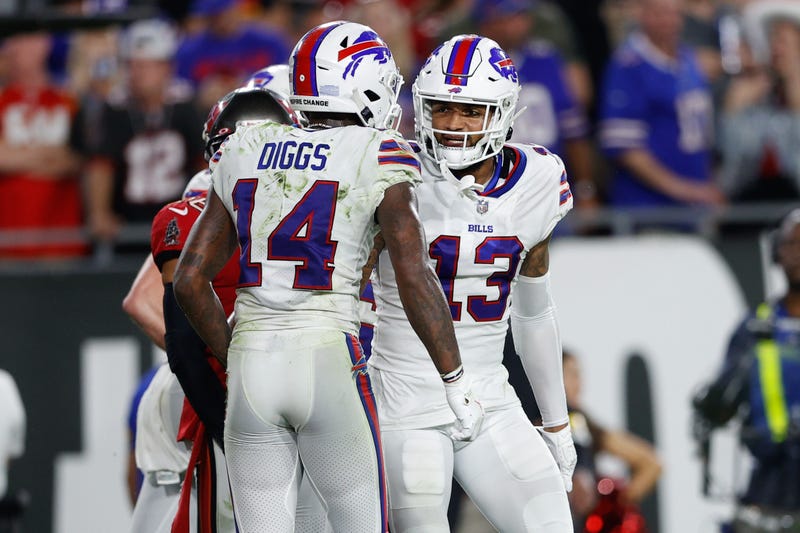 Stefon Diggs and Gabe Davis