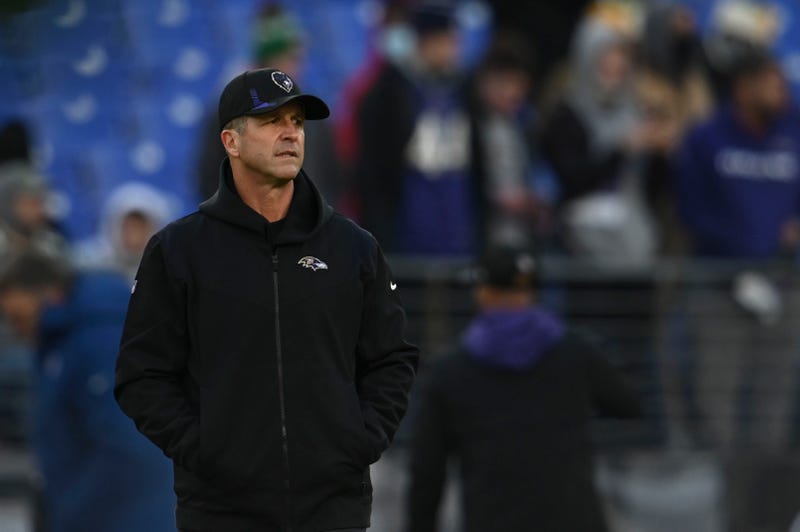 Ravens head coach John Harbaugh