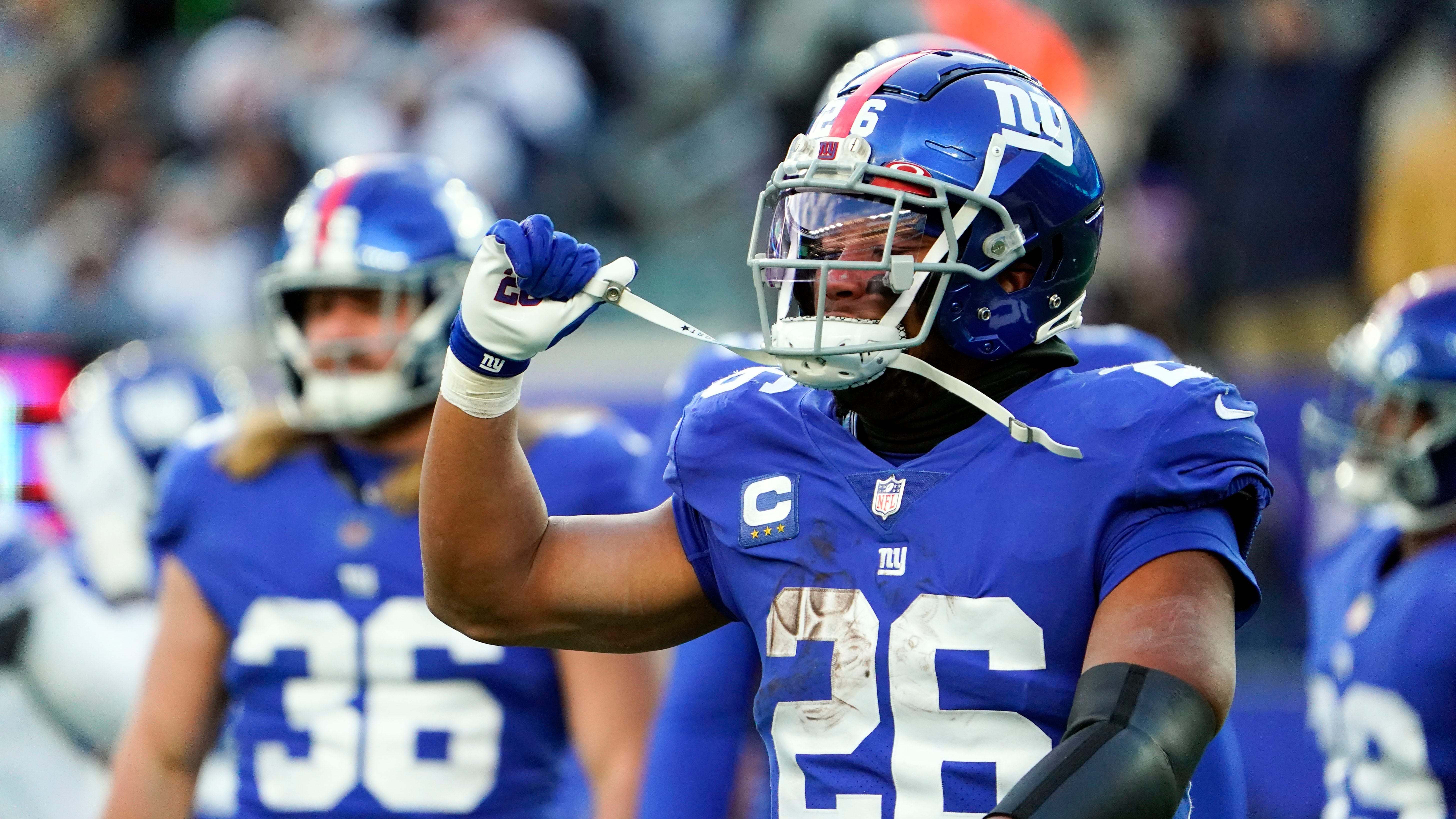 Joe Schoen adamant the Giants are not looking to trade Saquon Barkley