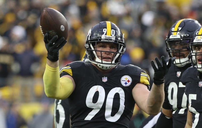 TJ Watt celebrating