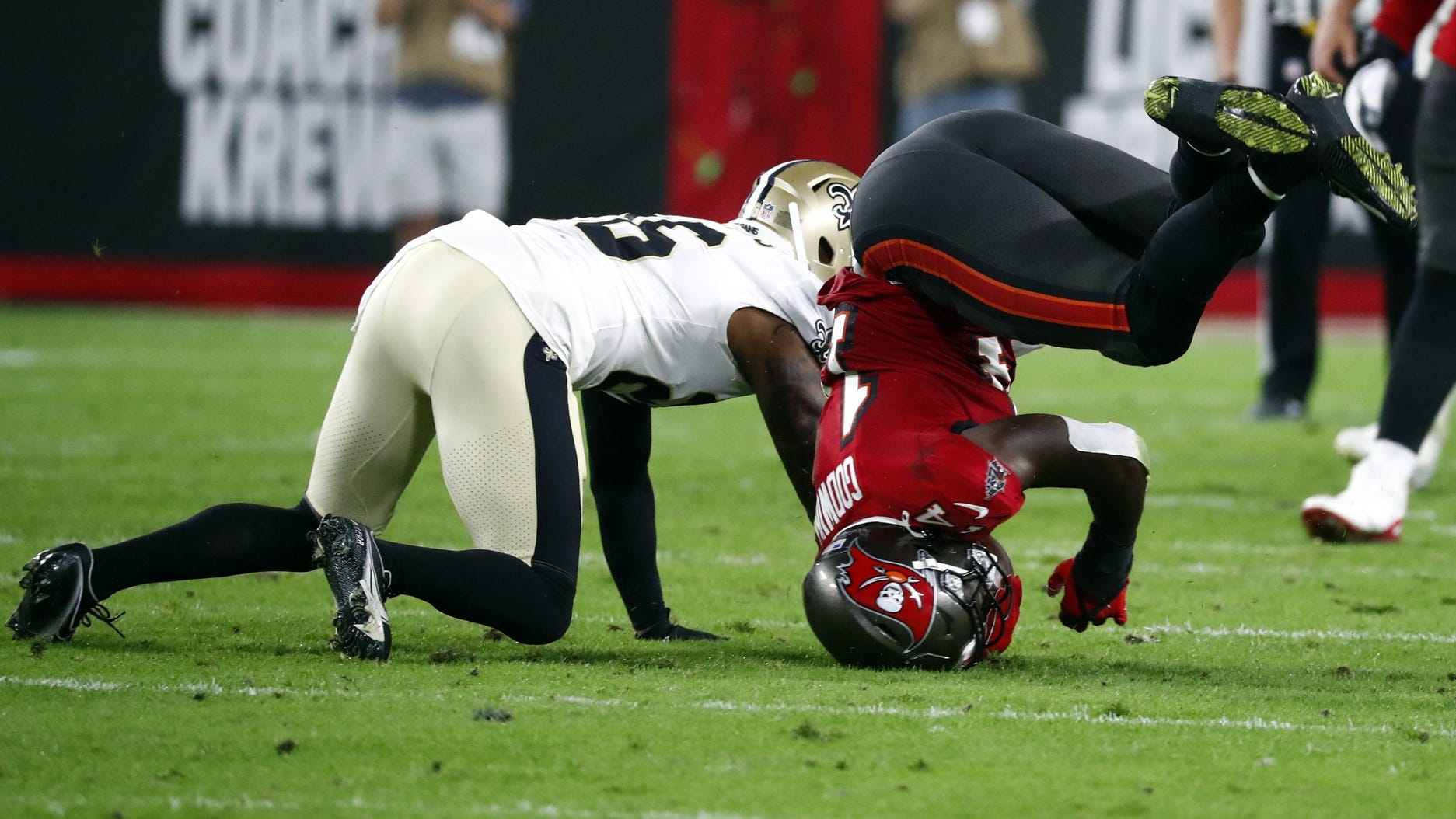PJ Williams on calls of a 'dirty hit' after Chris Godwin injury: 'It's part of the game'