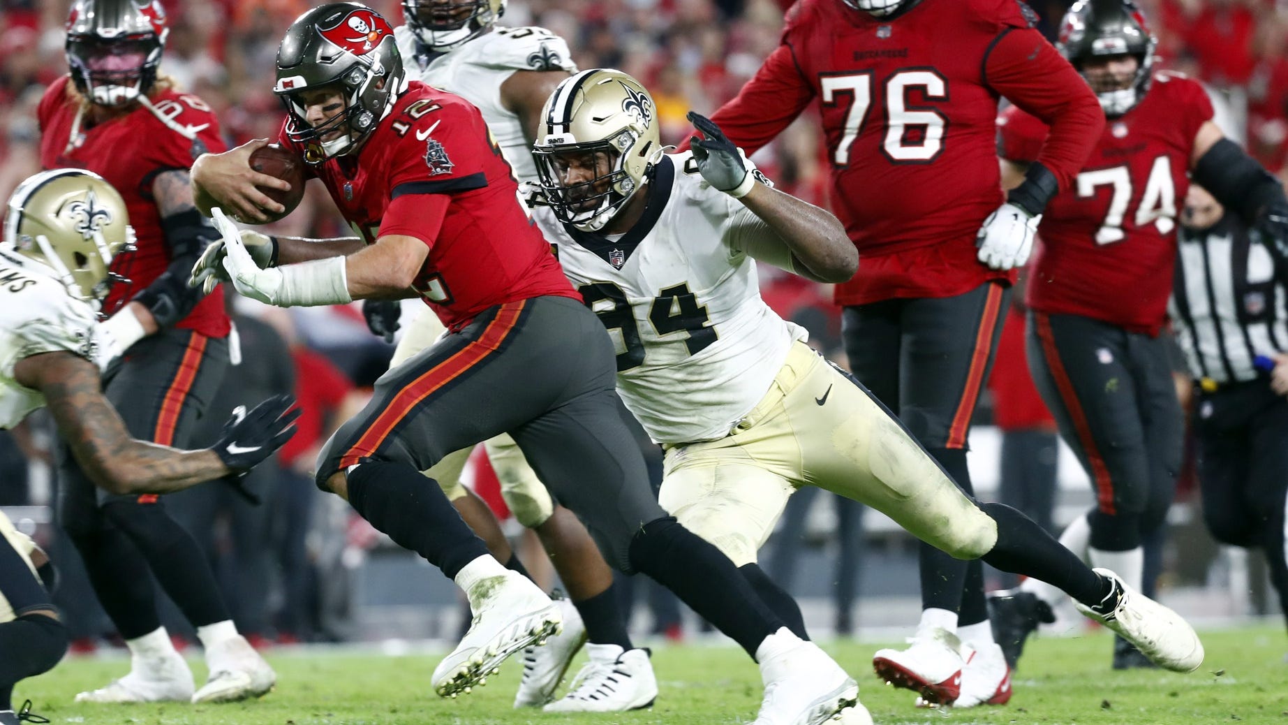 Saints DE Cam Jordan named NFC Defensive Player of the Week, adding accolade to milestone