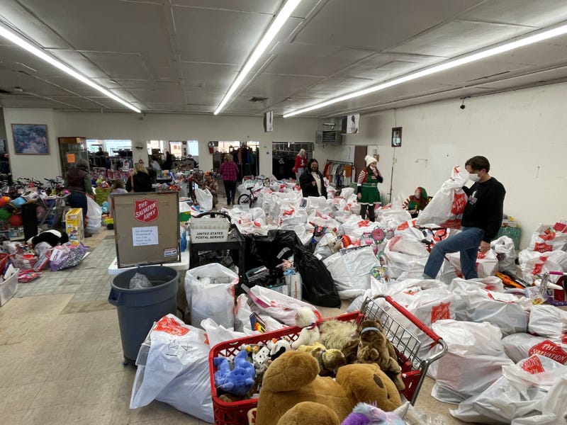 The former Salvation Army thrift store at 316 W. Animas St. in Farmington was used as the staging area for the nonprofit's toy distribution as part of its Angel Tree program. Fmn Toys 1221 4