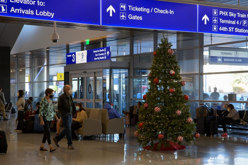 christmas at the airport