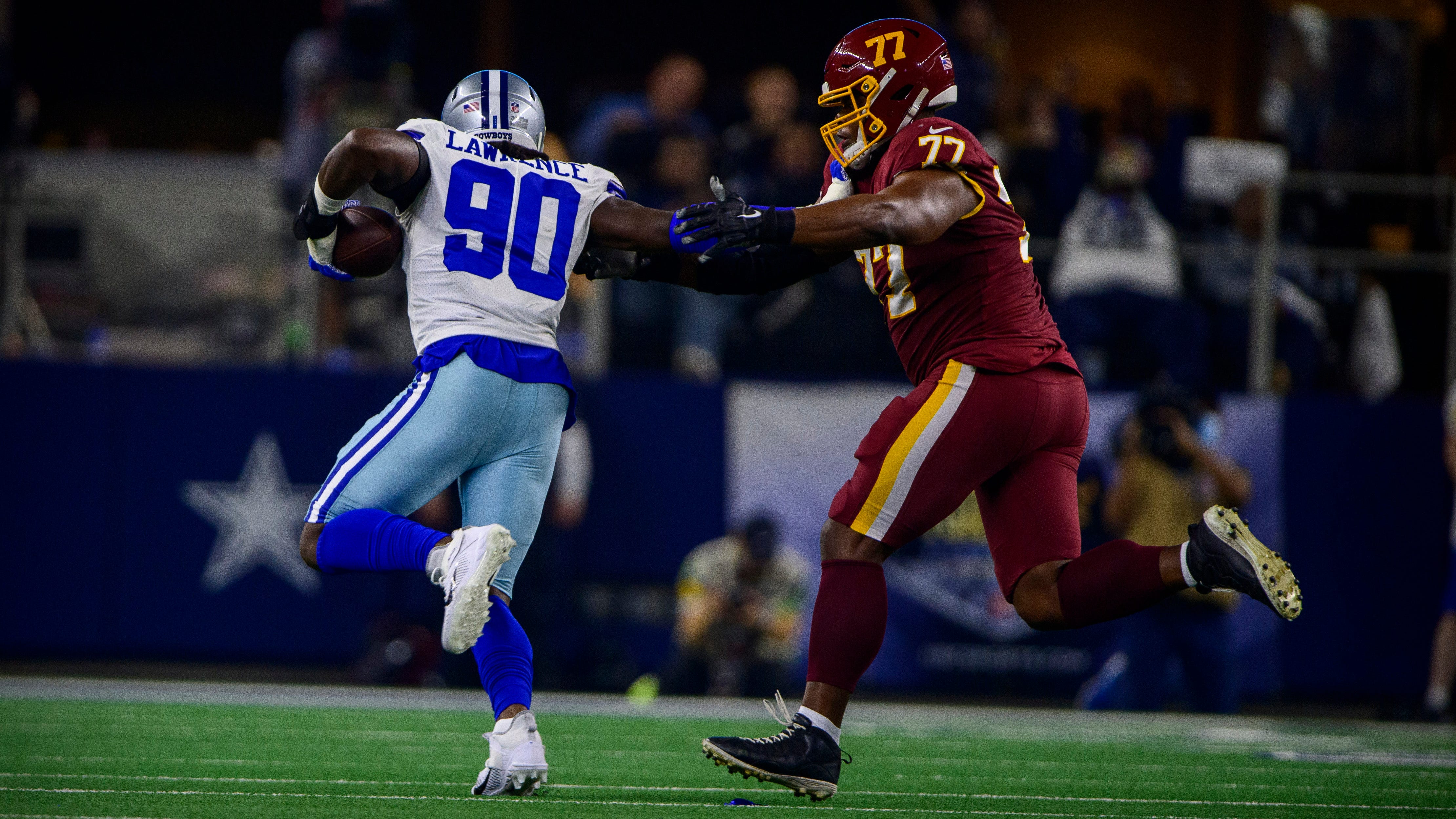 WATCH: Cowboys DE DeMarcus Lawerence gets pick-six vs WFT