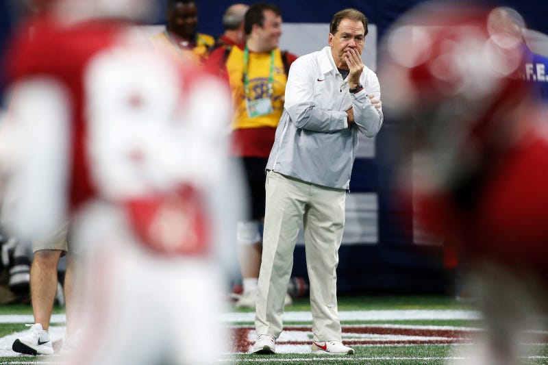 Alabama head coach Nick Saban