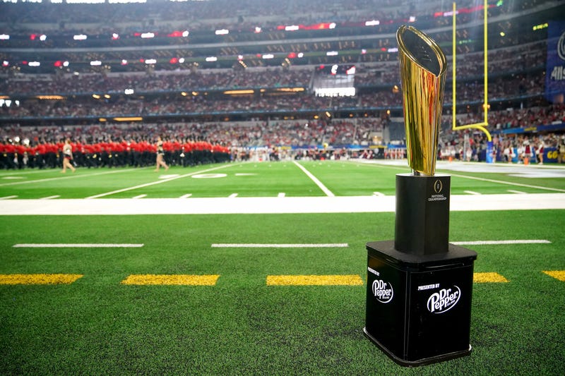 The College Football Playoff championship trophy - Kareem Elgazzar/The Enquirer / USA TODAY NETWORK