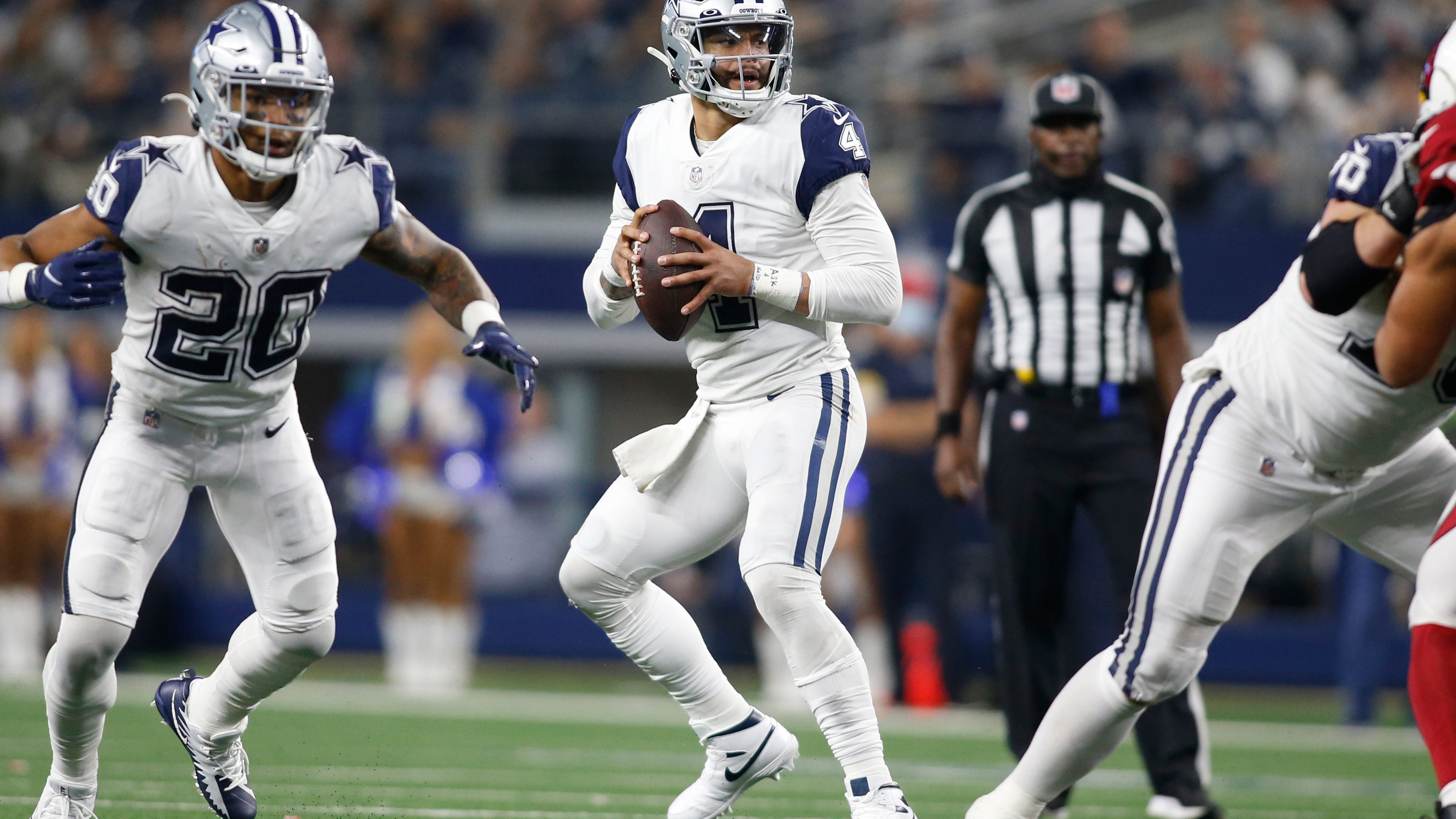 Where does Dak Prescott rank in the NFL personnel QB list?