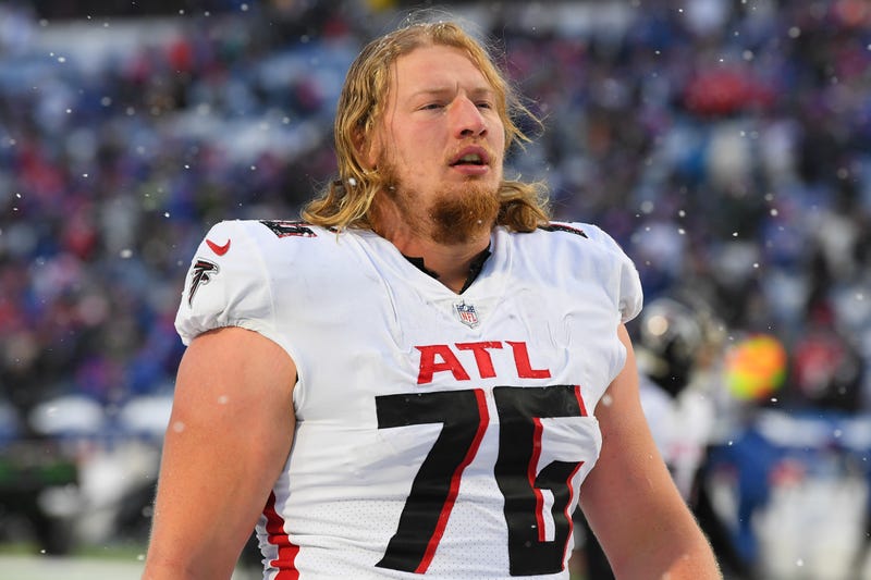 Atlanta Falcons offensive tackle Kaleb McGary