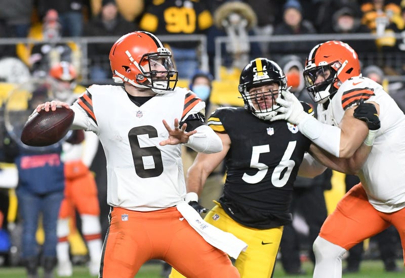 Baker Mayfield against the Steelers