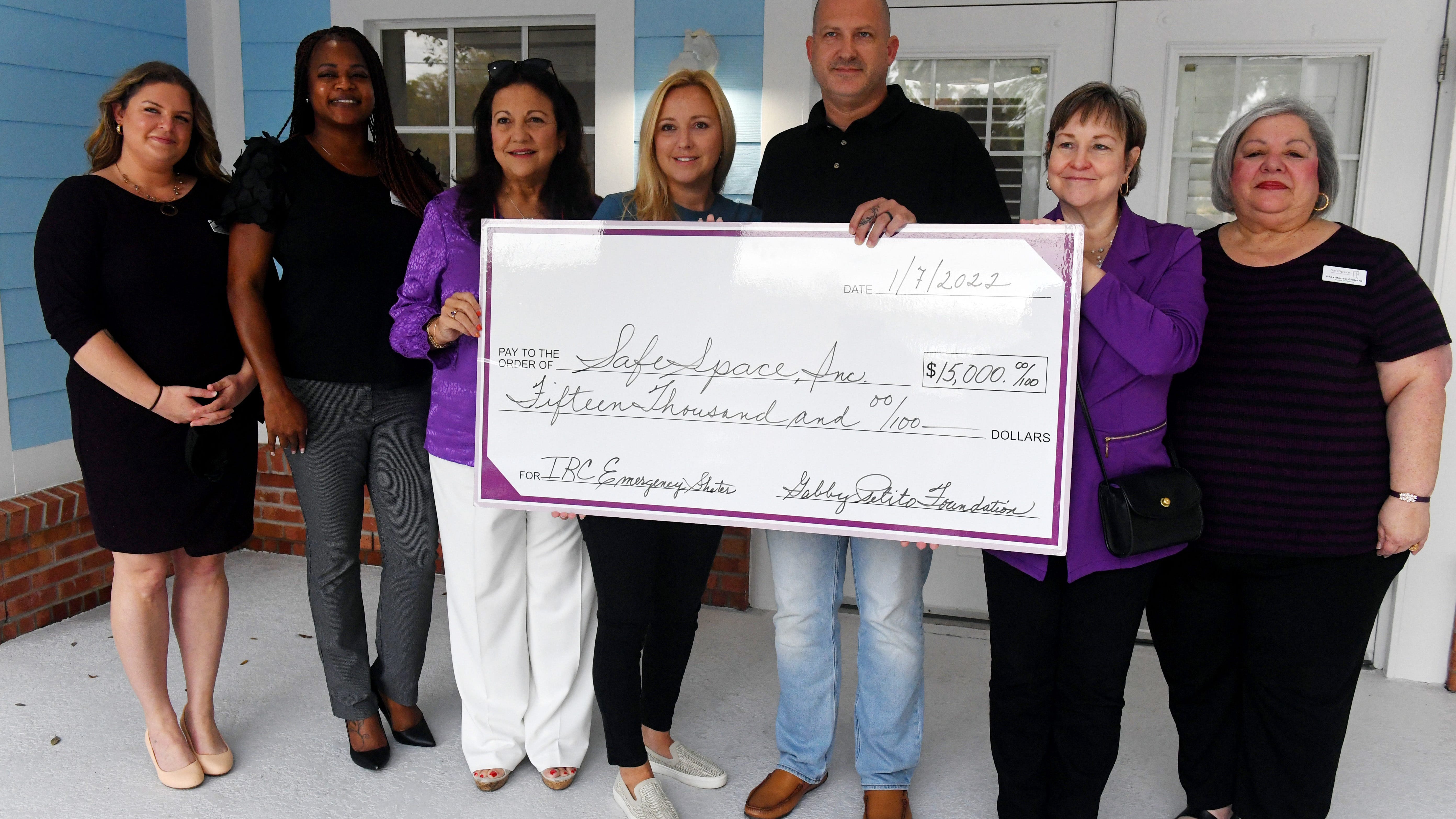Gabby Petito's dad helps open a domestic violence shelter in honor of his daughter
