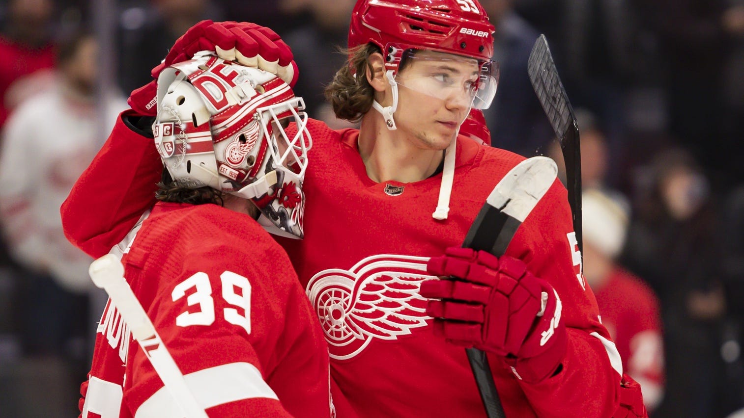 Red Wings rookies chasing elite company down the stretch