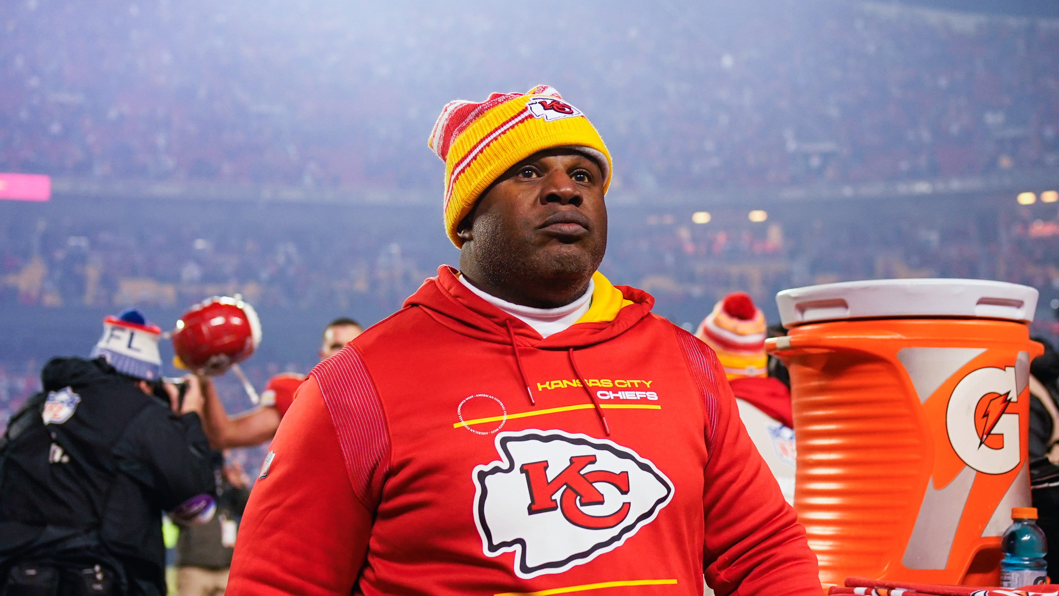 Eric Bieniemy interviewing Thursday, a 'top candidate' for Commanders' OC job